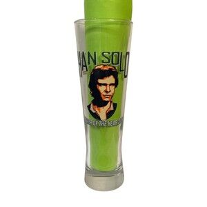 Han Solo Star Wars Beer Glass Father of the Year 2016 Flying Saucer Dark Side
